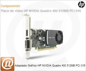 LD542AA - Adaptador Grfico HP NVIDIA Quadro 400 512MB PCi X16