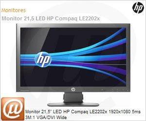 LL649AA - Monitor 21,5" LED HP Compaq LE2202x 1920x1080 5ms 3M:1 VGA/DVI Wide