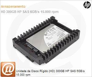 LU967AA - Unidade de Disco Rgido (HD) 300GB HP SAS 6GB/s 15.000 rpm