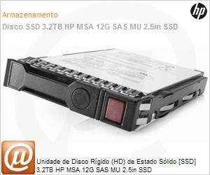 N9X92A - Unidade de Disco Rgido (HD) de Estado Slido [SSD] 3.2TB HP MSA 12G SAS MU 2.5in SSD