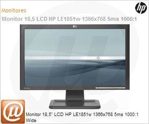 NK033AA - Monitor 18,5" LCD HP LE1851w 1366x768 5ms 1000:1 Wide