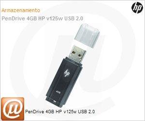 P-FD4GBHP125-EF - PenDrive 4GB HP v125w USB 2.0