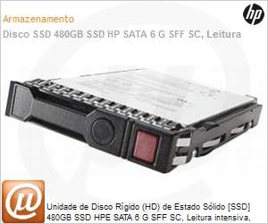 P18422-B21 - Unidade de Disco Rgido (HD) de Estado Slido [SSD] 480GB SSD HPE SATA 6 G SFF SC, Leitura intensiva, Multifornecedor