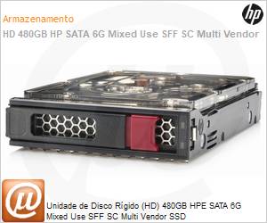 P18432-B21 - Unidade de Disco Rgido (HD) 480GB HPE SATA 6G Mixed Use SFF SC Multi Vendor SSD