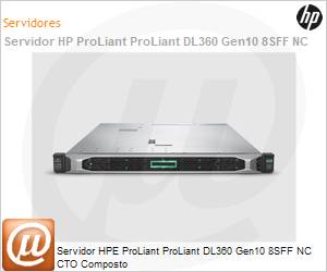 P28948-B21-8683 - Servidor HPE ProLiant DL360 Gen10 8SFF NC CTO Composto