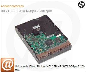QB576AA - Unidade de Disco Rgido (HD) 2TB HP SATA 6GBps 7.200 rpm