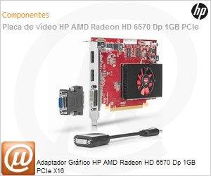 QP027AA - Adaptador Grfico HP AMD Radeon HD 6570 Dp 1GB PCIe X16