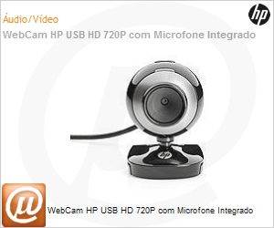 QP896AA - WebCam HP USB HD 720P com Microfone Integrado