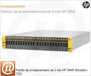 QR482A - Padro de armazenamento de 2 ns HP 3PAR StoreServ 7200