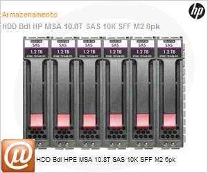 R0Q66A - HDD Bdl HPE MSA 10.8T SAS 10K SFF M2 6pk