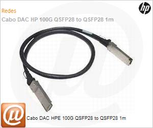 R0Z25A - Cabo DAC HPE 100G QSFP28 to QSFP28 1m