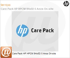 U7876E - Care Pack HPE 9Hx5D 5 Anos On-site 