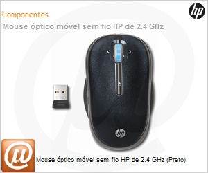 VK481AA - Mouse ptico mvel sem fio HP de 2.4 GHz (Preto)