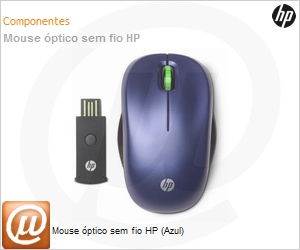 WE789AA - Mouse ptico sem fio HP (Azul)