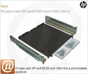 WH340AA - Kit para rack HP xw4/Z2/Z4 com trilho fixo e profundidade ajustvel