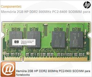 WH631LA - Memria 2GB HP DDR2 800MHz PC2-6400 SODIMM para Notebooks