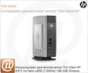 XR243AA - Desktop-PC para terminal remoto Thin Client HP t5570 Via Nano u3500 (1.00GHz) 1GB 2GB Windows Embedded Standard 2009