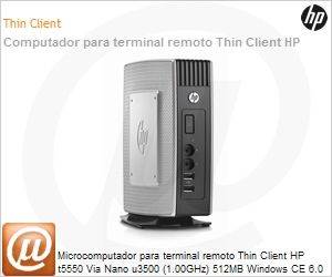 XR246AA - Desktop-PC para terminal remoto Thin Client HP t5550 Via Nano u3500 (1.00GHz) 512MB Windows CE 6.0
