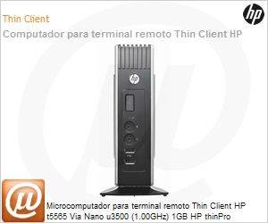 XR248AA - Desktop-PC para terminal remoto Thin Client HP t5565 Via Nano u3500 (1.00GHz) 1GB HP thinPro