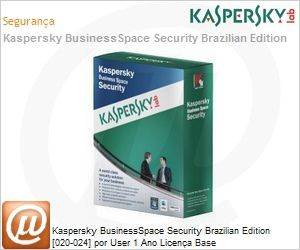 KL4853KANFS - Kaspersky BusinessSpace Security Brazilian Edition [020-024] por User 1 Ano Licena Base 