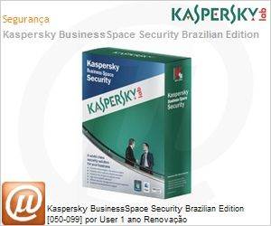 KL4853KAQFR - Kaspersky BusinessSpace Security Brazilian Edition [050-099] por User 1 ano Renovao 