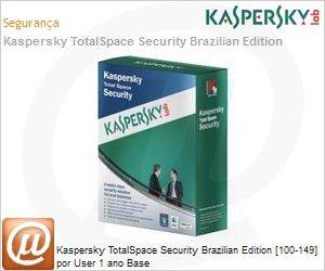 KL4859KARFS - Kaspersky TotalSpace Security Brazilian Edition [100-149] por User 1 ano Base 