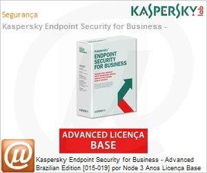 KL4867KAMTS - Kaspersky Endpoint Security for Business - Advanced Brazilian Edition [015-019] por Node 3 Anos Licena Base 