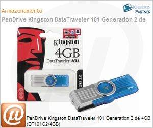 DT101G2/4GB - PenDrive Kingston DataTraveler 101 Generation 2 de 4GB (DT101G2/4GB)