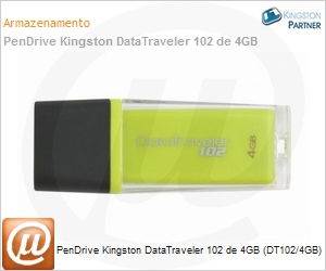 DT102/4GB - PenDrive Kingston DataTraveler 102 de 4GB (DT102/4GB)