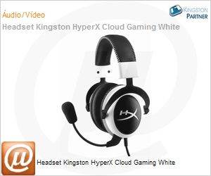 KHX-H3CLW - Headset Kingston HyperX Cloud Gaming White