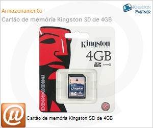 SD4/4GB - Carto de memria Kingston SD de 4GB