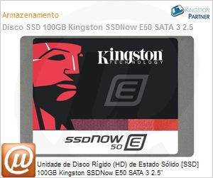 SE50S37/100G - Unidade de Disco Rgido (HD) de Estado Slido [SSD] 100GB Kingston SSDNow E50 SATA 3 2.5"
