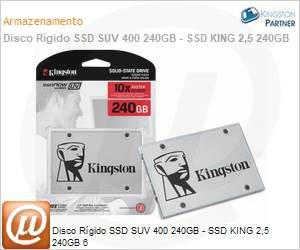 SSDSUV400240GB - Disco Rgido SSD SUV 400 240GB - SSD KING 2,5 240GB 6