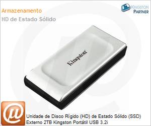 SXS20002000G - Unidade de Disco Rgido (HD) de Estado Slido (SSD) Externo 2TB Kingston Porttil USB 3.2i 