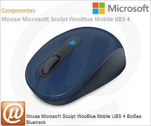 43U-00029 - Mouse Microsoft Sculpt WooBlue Mobile UBS 4 Botes Bluetrack