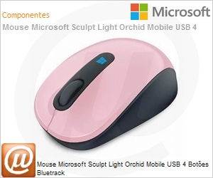 43U-00030 - Mouse Microsoft Sculpt Light Orchid Mobile USB 4 Botes Bluetrack