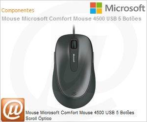 4FD-00025 - Mouse Microsoft Comfort Mouse 4500 USB 5 Botes Scroll ptico