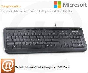 ANB-00005 - Teclado Microsoft Wired Keyboard 600 Preto 