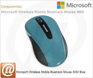 D5D-00027 - Microsoft Wireless Mobile Bluetrack Mouse 4000 Blue