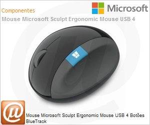 L6V-00009 - Mouse Microsoft Sculpt Ergonomic Mouse USB 4 Botes BlueTrack