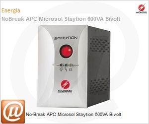 9300200504 - No-Break APC Microsol Staytion 600VA Bivolt