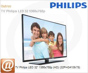 32PHG4109/78 - TV Philips LED 32" 1366x768p (HD) (32PHG4109/78)