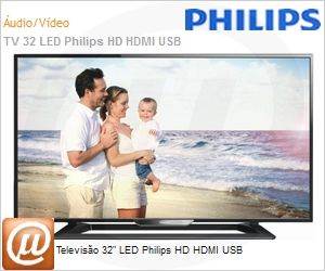 32PHG4900/78 - Televiso 32" LED Philips HD HDMI USB