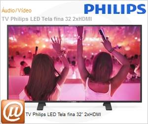 32PHG5101/78 - TV Philips LED Tela fina 32" 2xHDMI