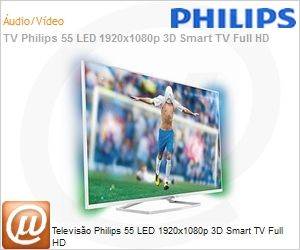 55PFG6519/78 - Televiso Philips 55 LED 1920x1080p 3D Smart TV Full HD