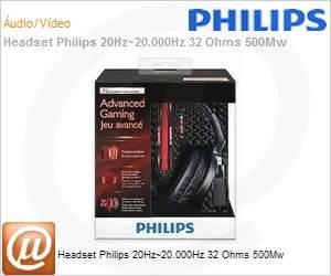 SHG7980/10 - Headset Philips 20Hz~20.000Hz 32 Ohms 500Mw