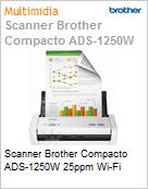 Scanner Brother Compacto ADS-1250W 25ppm Wi-Fi  (Figura somente ilustrativa, no representa o produto real)