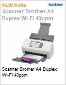 Scanner Brother ADS-4700W 40ppm 600x600dpi ADF USB Wi-Fi Duplex  (Figura somente ilustrativa, no representa o produto real)