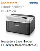 Impressora Laser Monocromtica Brother HL-1212W A4  (Figura somente ilustrativa, no representa o produto real)