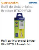 Refil de tinta original Brother BT5001YSD Amarelo 5K (Figura somente ilustrativa, no representa o produto real)